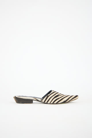Haider Ackermann Printed Hair Mule