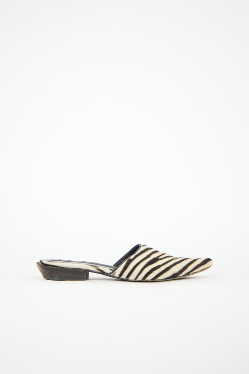 Haider Ackermann Printed Hair Mule