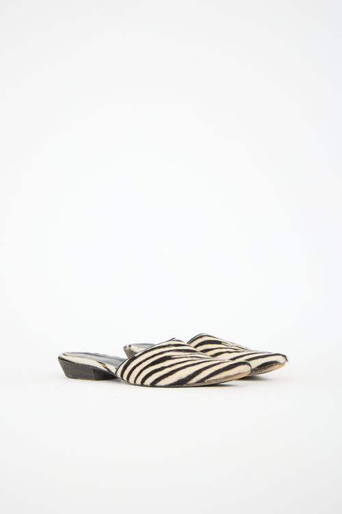 Haider Ackermann Printed Hair Mule