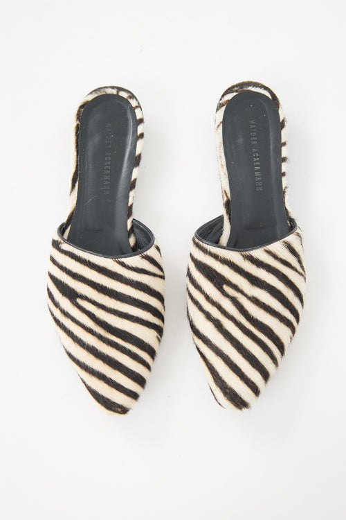 Haider Ackermann Printed Hair Mule