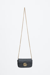 Gucci Leather Marmont GG Belt Bag