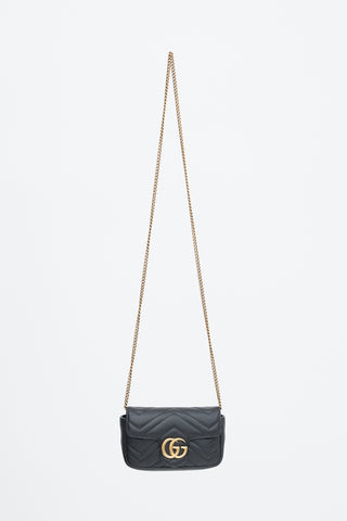 Gucci Leather Marmont GG Belt Bag