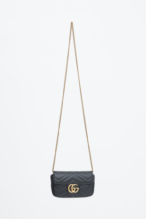 Gucci Leather Marmont GG Belt Bag