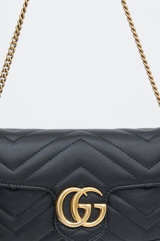 Gucci Leather Marmont GG Belt Bag