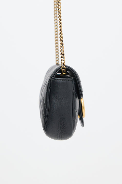 Gucci Leather Marmont GG Belt Bag