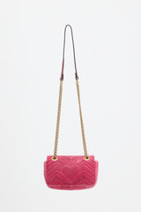 Gucci Velvet Small GG Marmont Bag