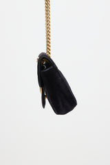 Gucci Velvet Small Marmont GG Bag