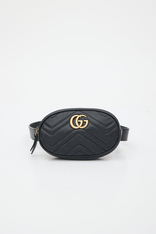Gucci Leather Mini Marmont GG Bag