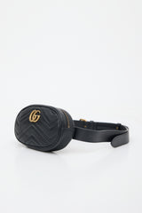 Gucci Leather Mini Marmont GG Bag