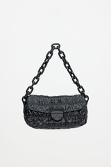 Prada Vernice Gaufre Flap Bag