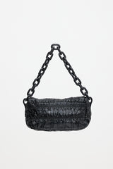 Prada Vernice Gaufre Flap Bag