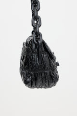Prada Vernice Gaufre Flap Bag
