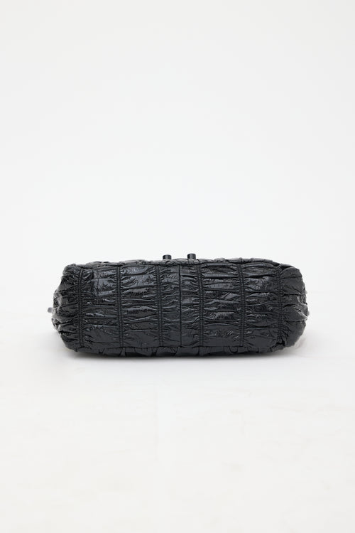 Prada Vernice Gaufre Flap Bag