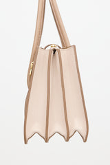 Miu Miu Leather Madras Tote Bag