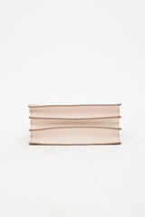 Miu Miu Leather Madras Tote Bag