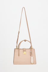 Miu Miu Leather Madras Tote Bag