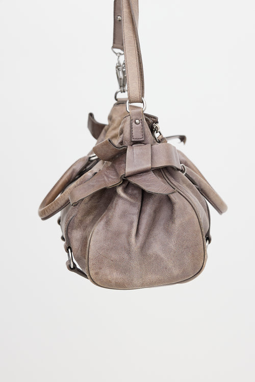 Miu Miu Vitello Leather Lux Bow Bag