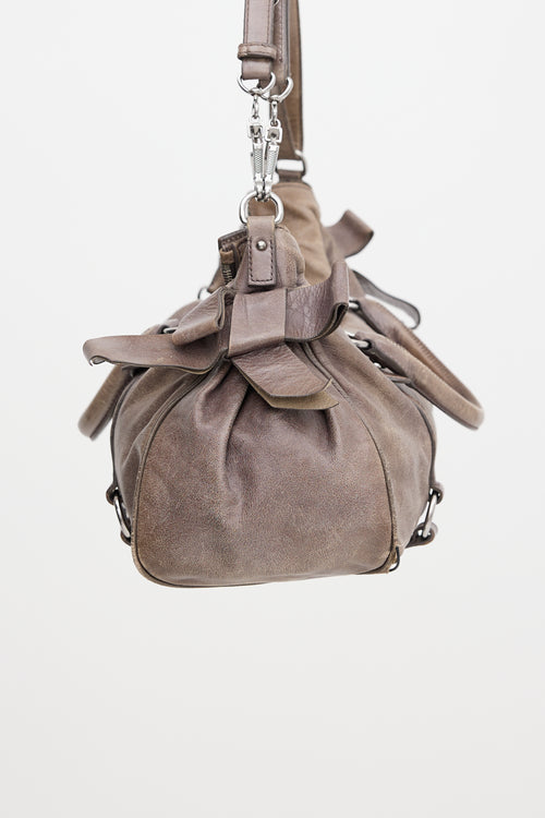 Miu Miu Vitello Leather Lux Bow Bag
