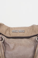 Miu Miu Vitello Leather Lux Bow Bag