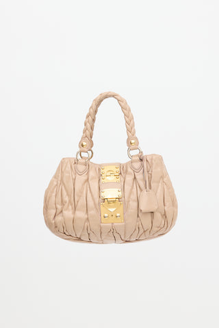 Miu Miu Matelasse Leather Bag