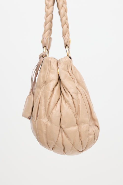 Miu Miu Matelasse Leather Bag