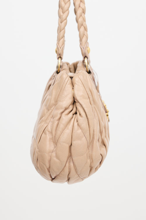 Miu Miu Matelasse Leather Bag