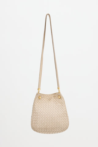 Bottega Veneta Leather Intrecciato Bucket Bag