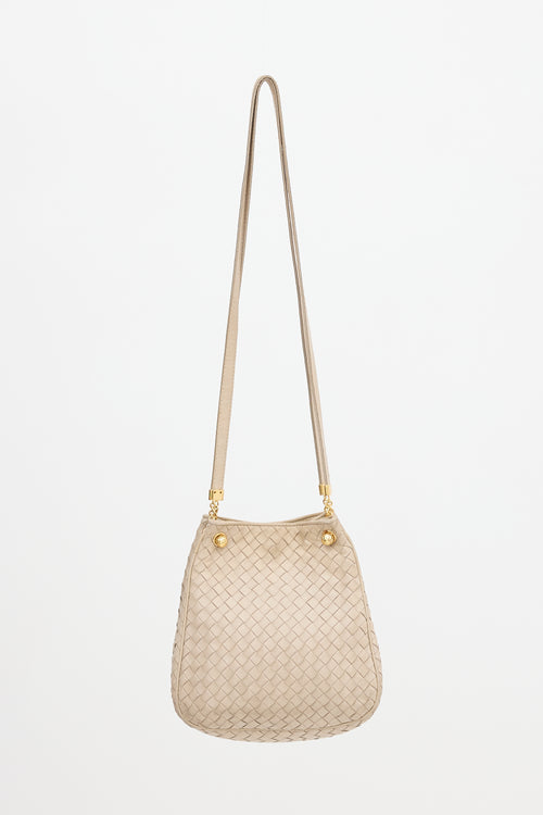 Bottega Veneta Leather Intrecciato Bucket Bag