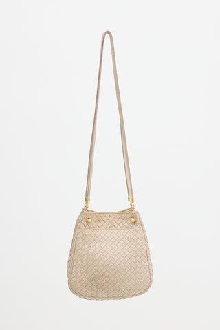 Bottega Veneta Leather Intrecciato Bucket Bag