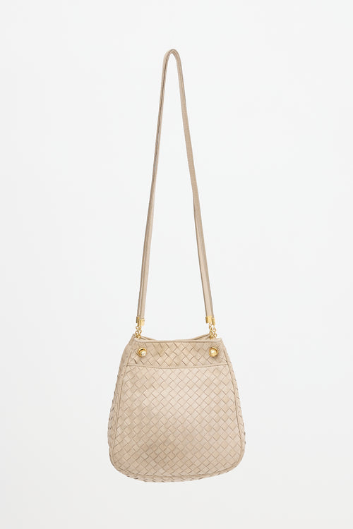 Bottega Veneta Leather Intrecciato Bucket Bag