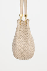 Bottega Veneta Leather Intrecciato Bucket Bag