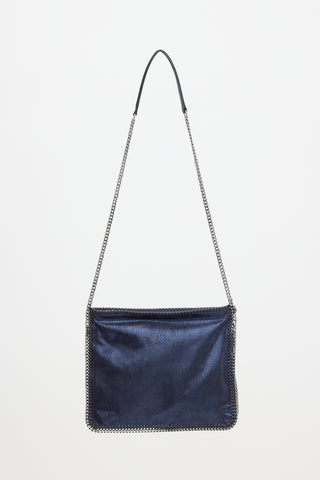 Stella McCartney Metallic Falabella Zip Bag