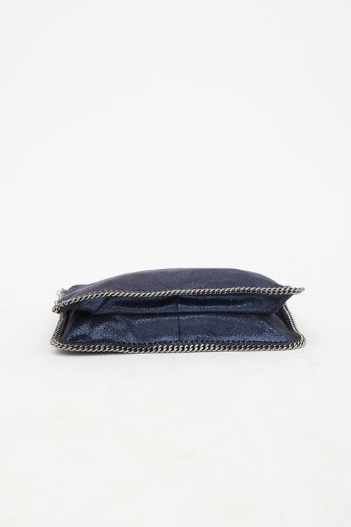 Stella McCartney Metallic Falabella Zip Bag