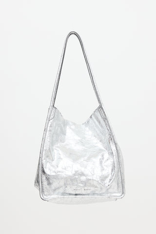 Proenza Schouler Distressed Metallic Leather Bag
