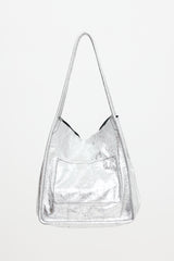 Proenza Schouler Distressed Metallic Leather Bag