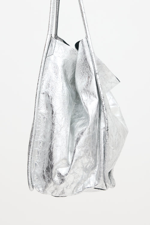Proenza Schouler Distressed Metallic Leather Bag