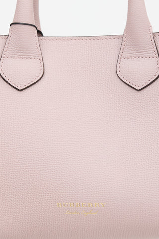 Burberry Leather Small Banner Tote Bag