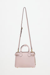 Burberry Leather Small Banner Tote Bag