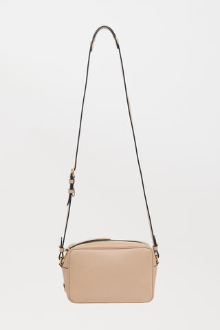 Prada Glacé Leather Logo Camera Bag