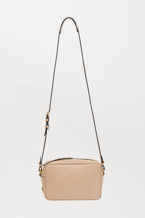 Prada Glacé Leather Logo Camera Bag