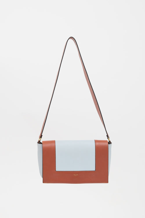 Celine 2018 Leather Medium Frame Bag