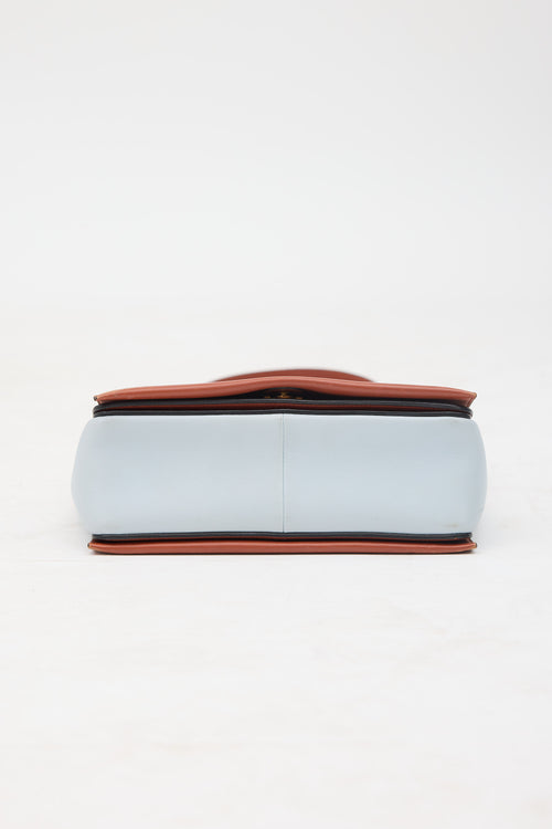 Celine 2018 Leather Medium Frame Bag