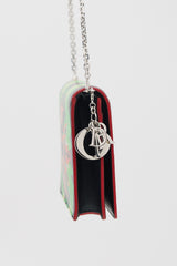 Dior X Chris Martin Leather Wallet On Chain Bag