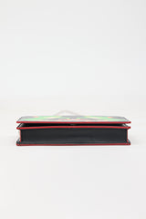 Dior X Chris Martin Leather Wallet On Chain Bag