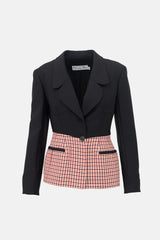 Dior Wool Check Suit Set