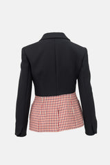 Dior Wool Check Suit Set