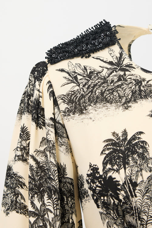 Johanna Ortiz Silk Nostalgia Printed Dress