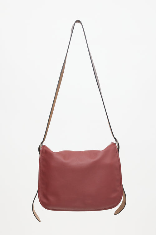 Hermès 2004 Rouge H Sikkim Barda 35 Bag
