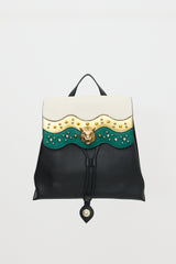 Gucci Leather Embellished Malin Backpack