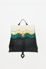 Gucci Leather Embellished Malin Backpack